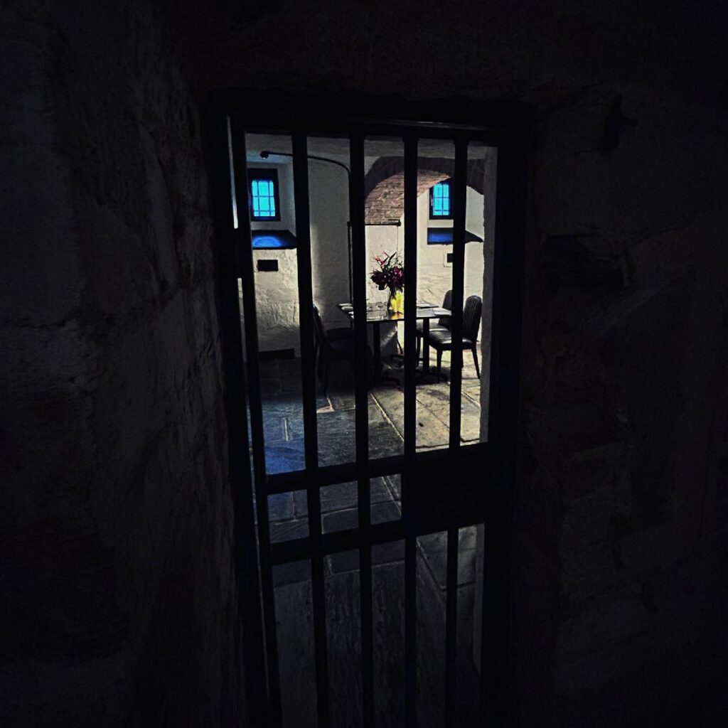 Private dining at the Condemned Cell